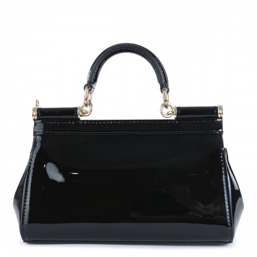 BLACK TOP HANDLE BAG