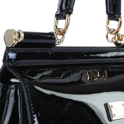 BLACK TOP HANDLE BAG