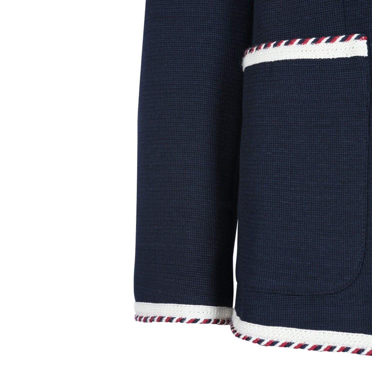 NAVY BLUE COTTON BLAZER