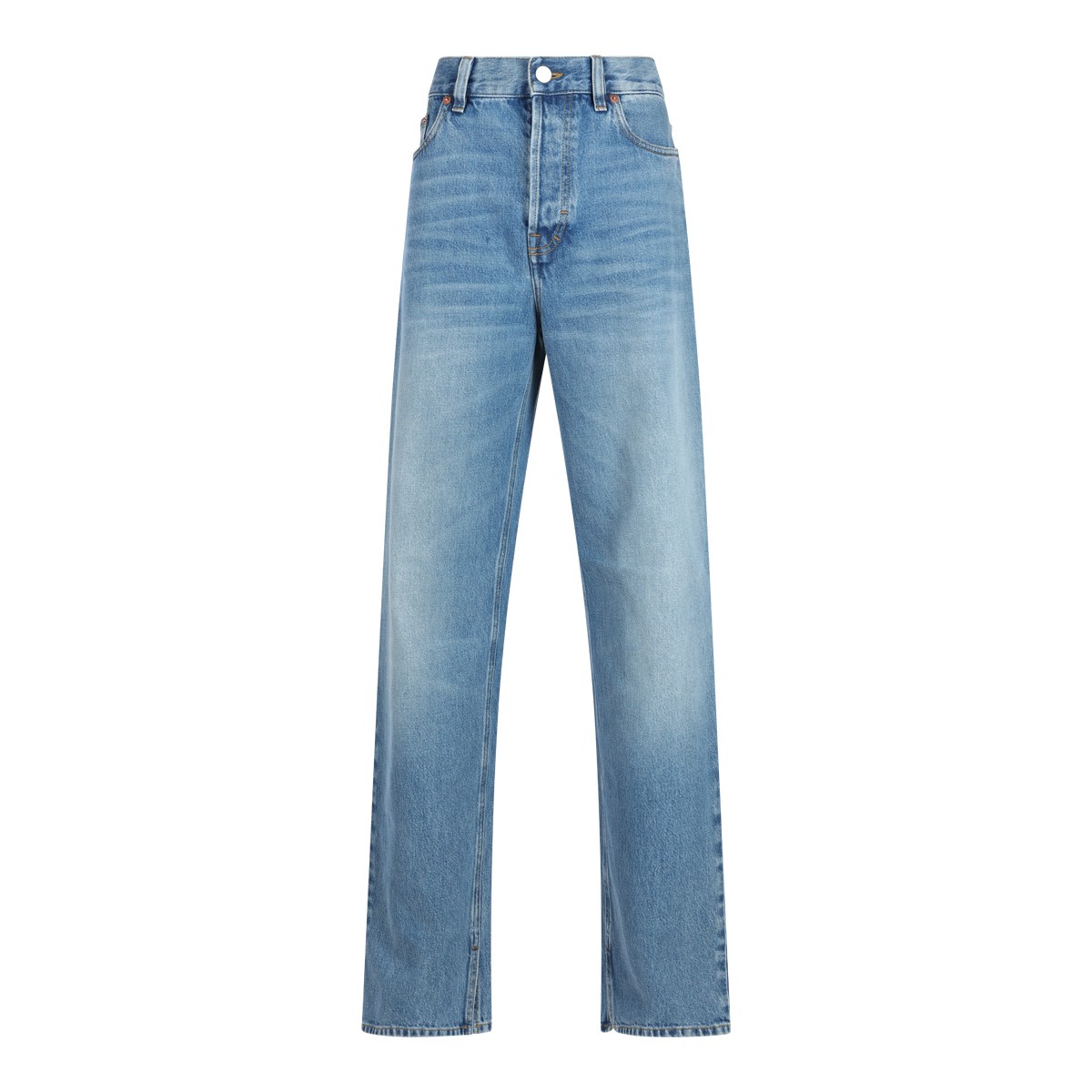 BLUE COTTON DENIM JEANS