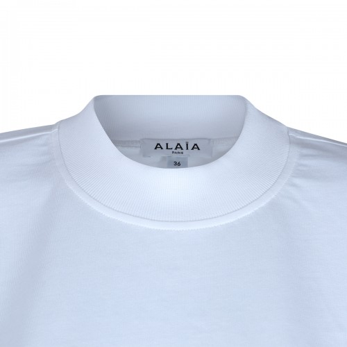 WHITE COTTON T-SHIRT