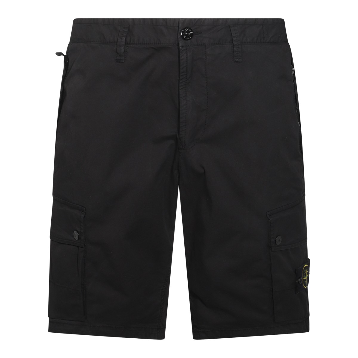 BLACK COTTON SHORTS