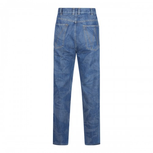 BLUE COTTON DENIM JEANS 2
