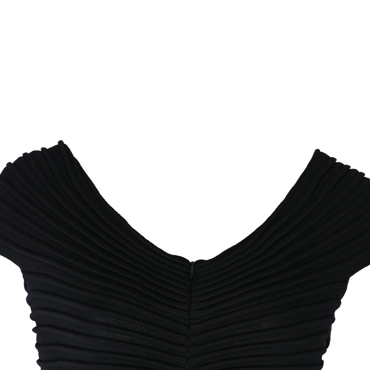 BLACK WOOL DRESS BLACK WOOL DRESS