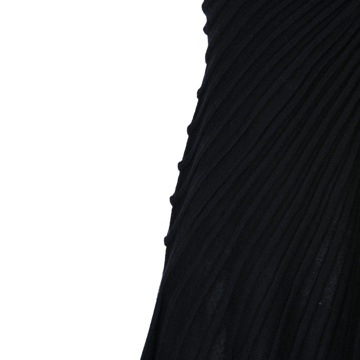 BLACK WOOL DRESS BLACK WOOL DRESS