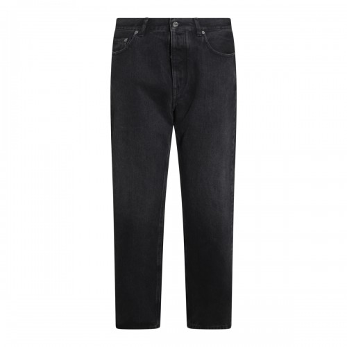 BLACK COTTON JEANS