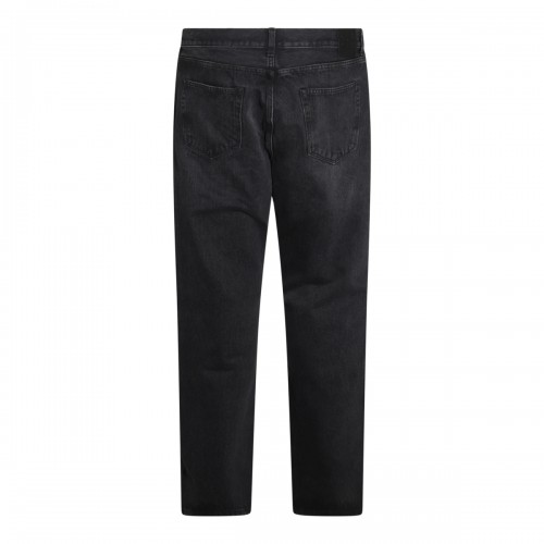 BLACK COTTON JEANS