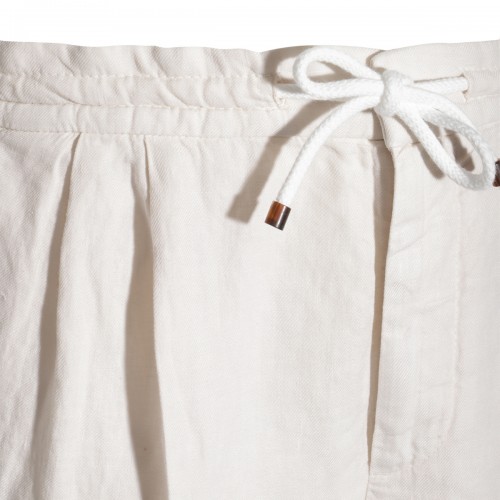 WHITE LINEN PANTS