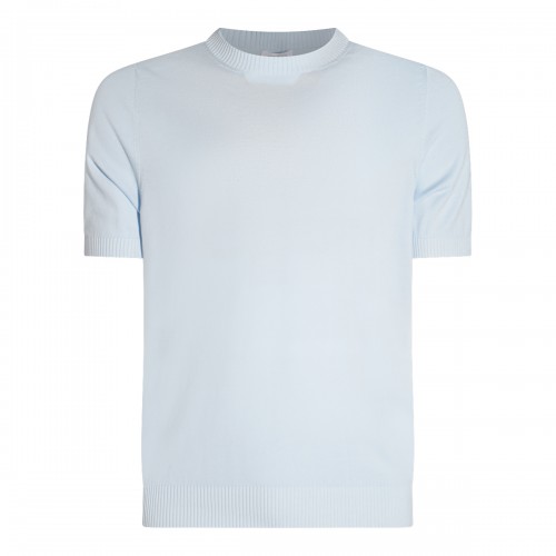 LIGHT BLUE COTTON T-SHIRT