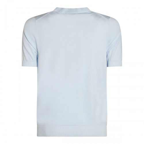 LIGHT BLUE COTTON T-SHIRT