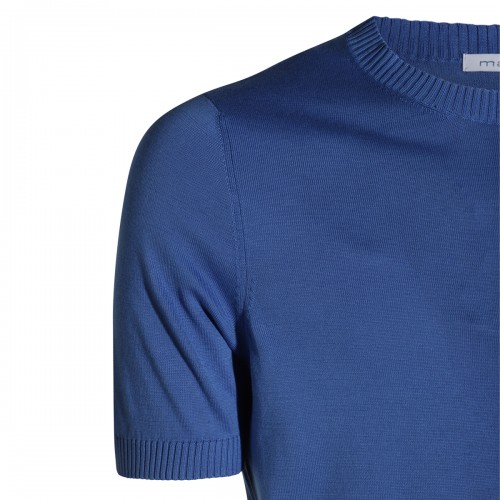 BLUE COTTON T-SHIRT