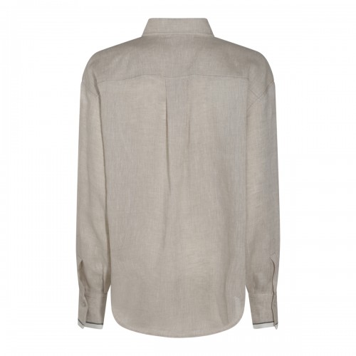 BEIGE LINEN SHIRT