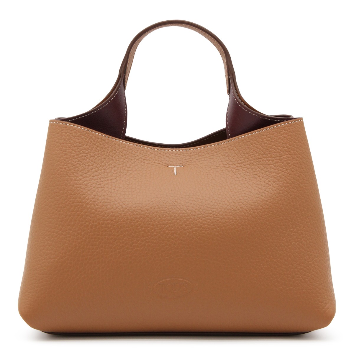 BROWN LEATHER TOTE BAG