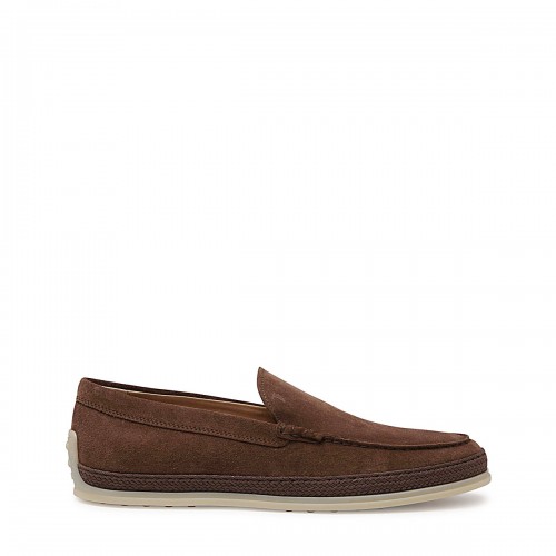 BROWN SUEDE LOAFERS