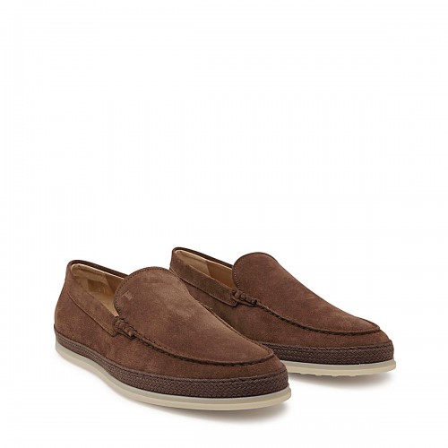 BROWN SUEDE LOAFERS