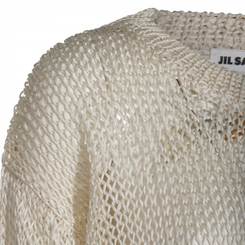 BEIGE SILK KNITWEAR