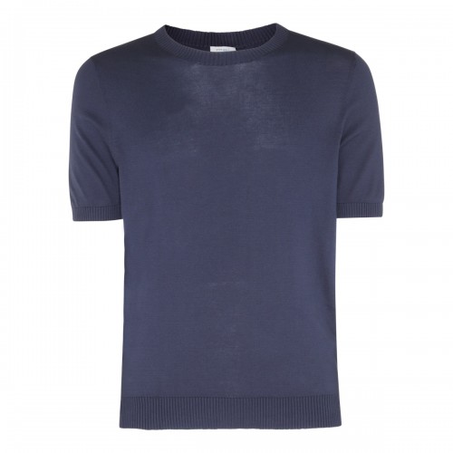 NAVY BLUE COTTON T-SHIRT