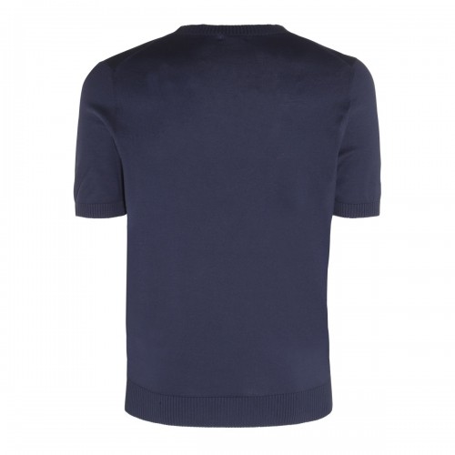 NAVY BLUE COTTON T-SHIRT