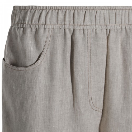 BEIGE LINEN PANTS