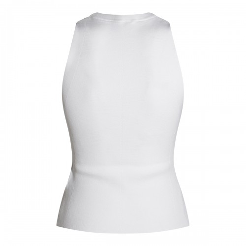 WHITE VISCOSE BLEND TOP