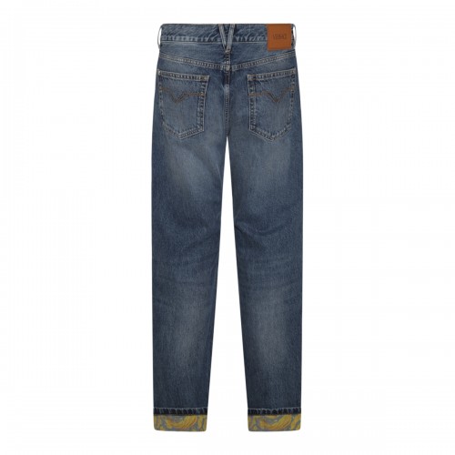 INDIGO BLUE COTTON JEANS 2
