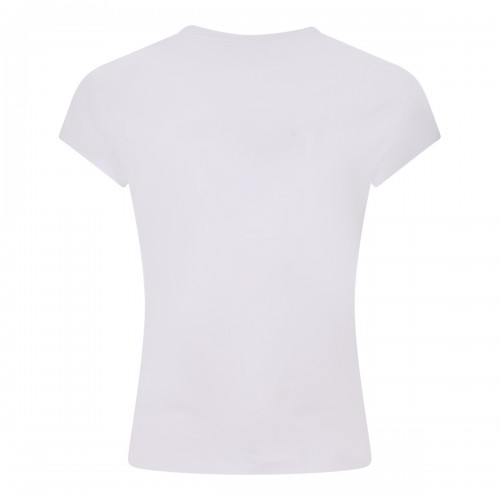 WHITE COTTON T-SHIRT