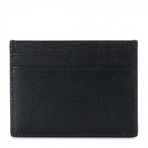 BLACK LEATHER CARD HOLDER