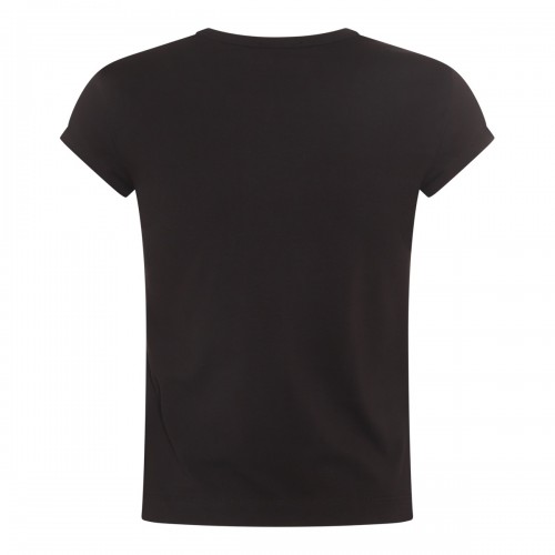 BLACK COTTON T-SHIRT