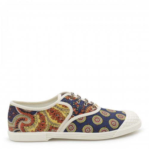 MULTICOLOR COTTON SNEAKERS