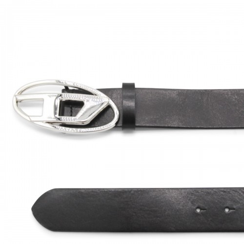 BLACK LEATHER BELT