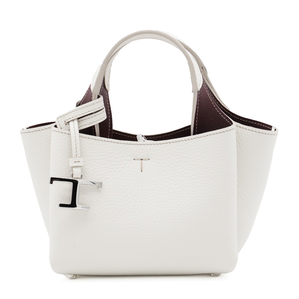 WHITE LEATHER BAG