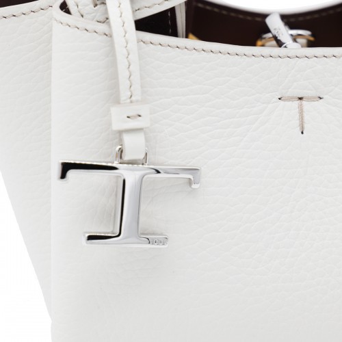 WHITE LEATHER BAG