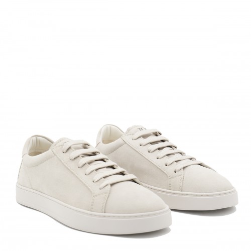 WHITE LEATHER SNEAKERS