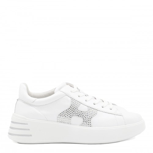 WHITE LEATHER SNEAKERS