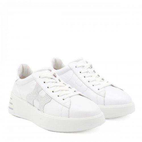 WHITE LEATHER SNEAKERS