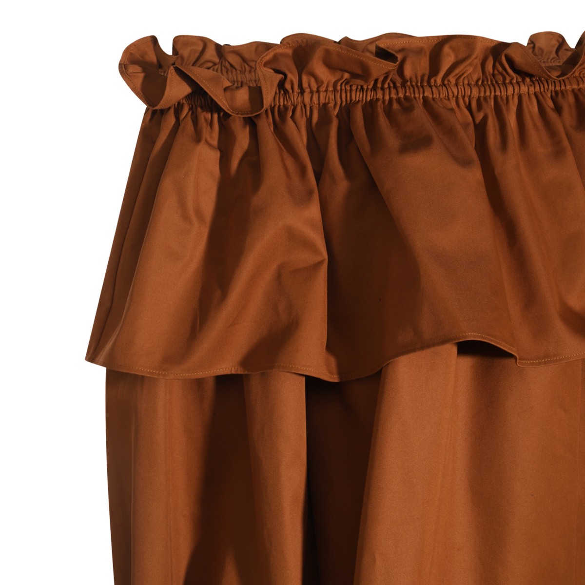 BROWN COTTON DRESS BROWN COTTON DRESS