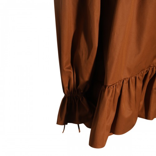 BROWN COTTON DRESS