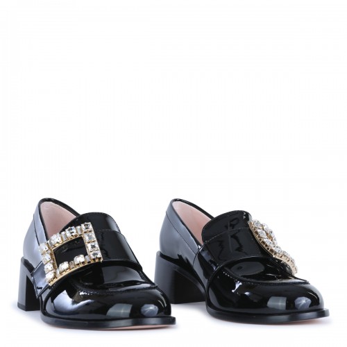 BLACK LEATHER FORMAL SHOES