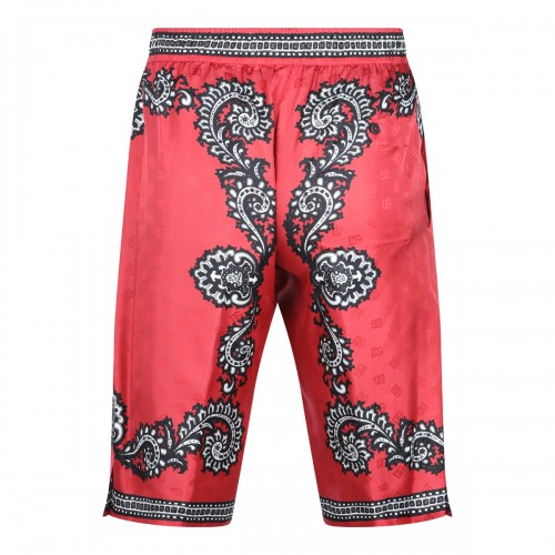 RED SILK SHORTS 2
