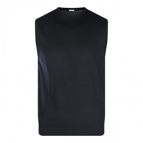 BLACK WOOL KNITWEAR