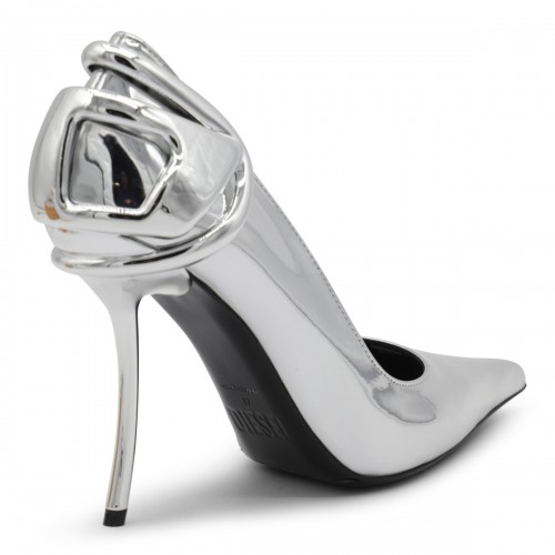 SILVER PUMPS