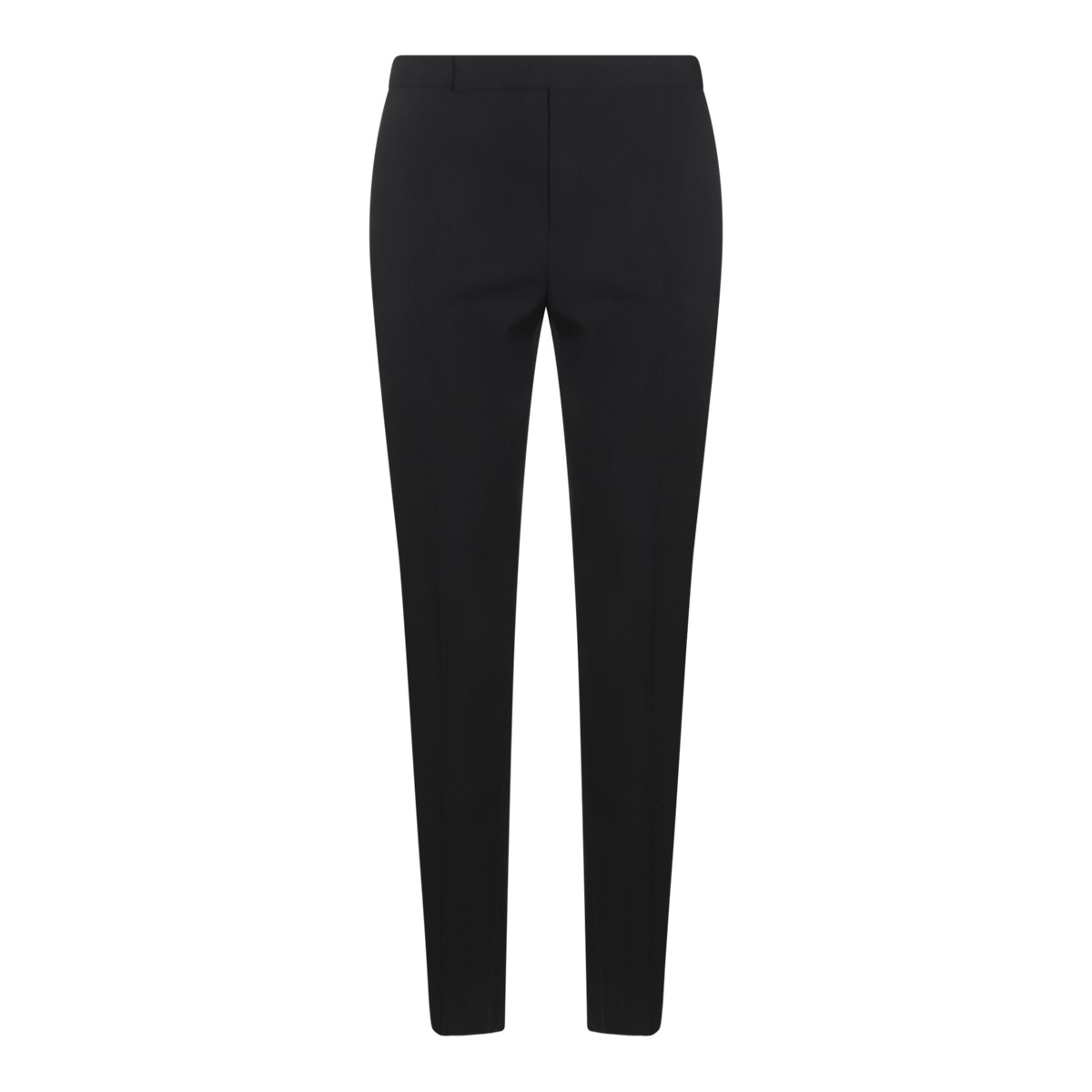 BLACK WOOL PANTS