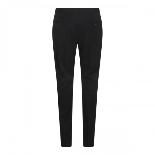 BLACK WOOL PANTS