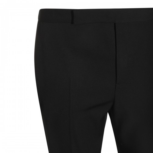 BLACK WOOL PANTS