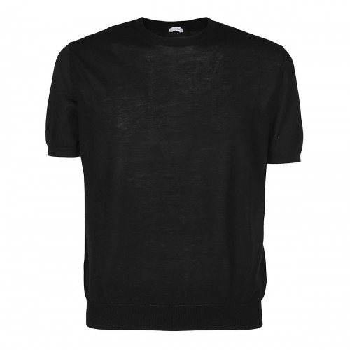 BLACK COTTON T-SHIRT