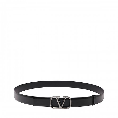 BLACK LEATHER BELT