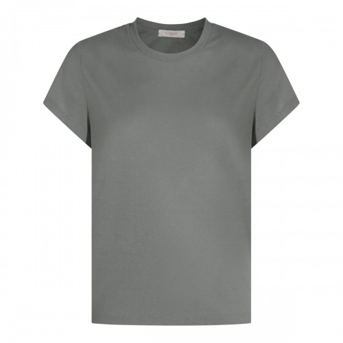 GREY COTTON T-SHIRT