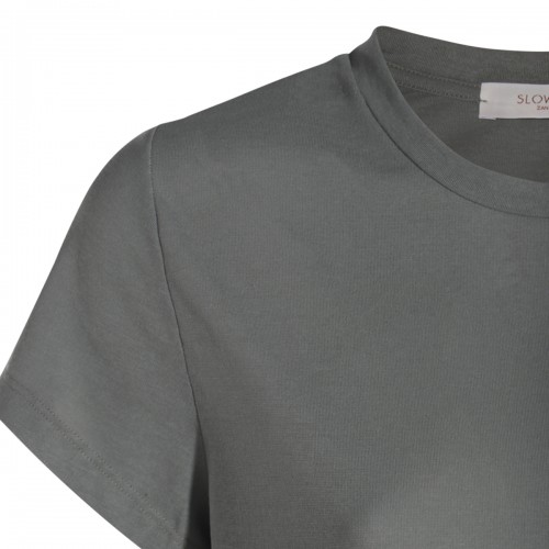 GREY COTTON T-SHIRT