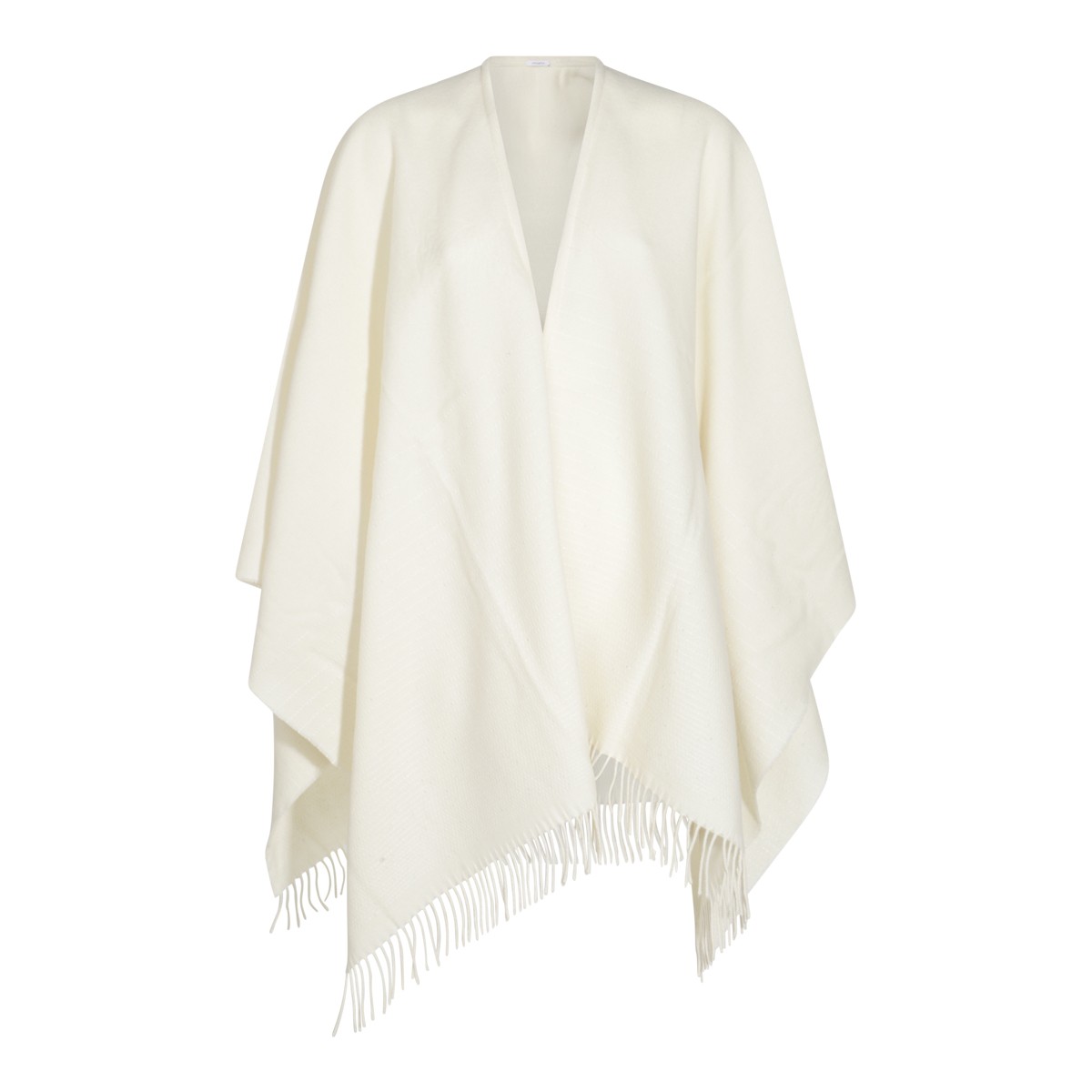 WHITE WOOL CAPES