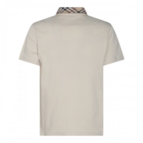 BEIGE COTTON POLO SHIRT